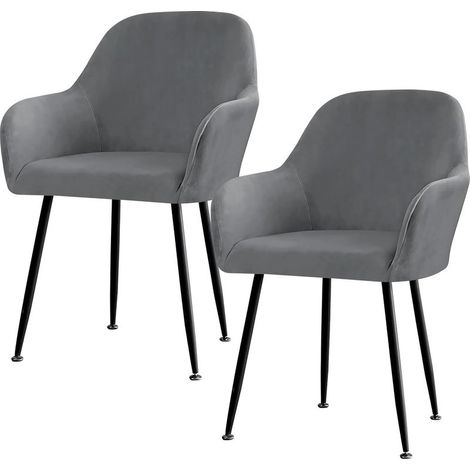 Housse de Chaise Extensible 2 pièces Housse de Chaise Scandinave avec Accoudoirs Amovible Lavables Velours pour Restaurant Hôtel Banquet Décor Mariage
