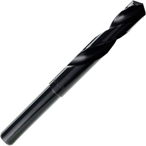 Foret HSS 14 mm pour forgerons - Foret à queue réduite pour aluminium, acier, bois, plastique, métaux communs, etc. (14 mm) 14 mm 14 mm 14 mm-XF25- 14 mm
