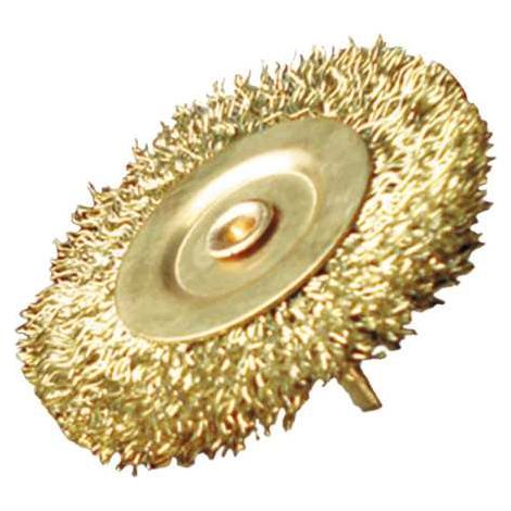 Cepillo circular con vástago antichispa cobre Ø75 mm ALYCO