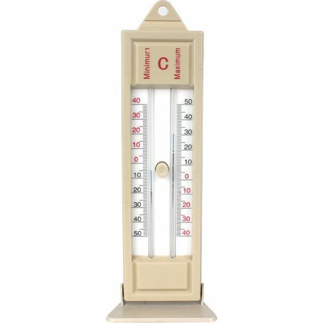 Garten-Gewächshaus-Thermometer, digitales Max-Min-Thermometer für Außenpflanzungen für Fabrikarbeitsplätze im Innen- und Außenbereich, einfaches an der Wand montiertes Gewächshauszubehör (1 Stück)
