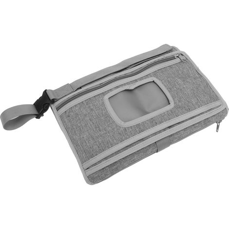 Matelas à langer portable pliable et imperméable en tissu Oxford, idéal pour les voyages et le quotidien de bébé en extérieur. (1/5)