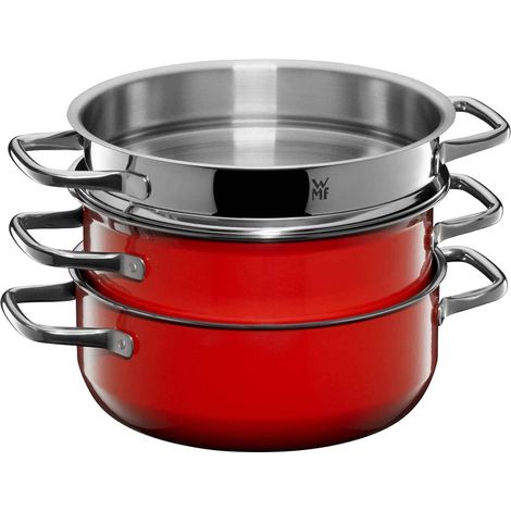 WMF SET DE CASSEROLES FT COMPACT RED 3PCS