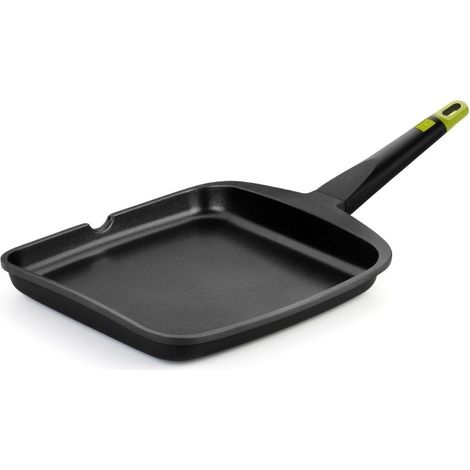 Grill liso aluminio fundido foodie 22 cm induccion (1/2)