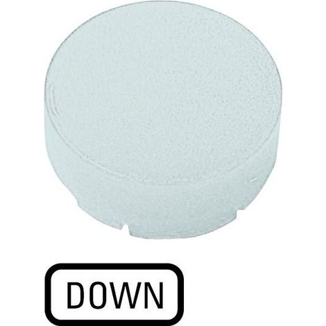 Verrine pour boutons-poussoirs saillante blanche DOWN EATON M22-XDLH-W-GB4