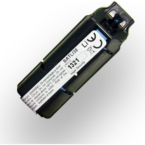 Batterie pour alarme 3V 2,4Ah Lithium – Pile BATLI38 d'origine – Remplace la BATLI28 – Compatible avec détecteurs Daitem