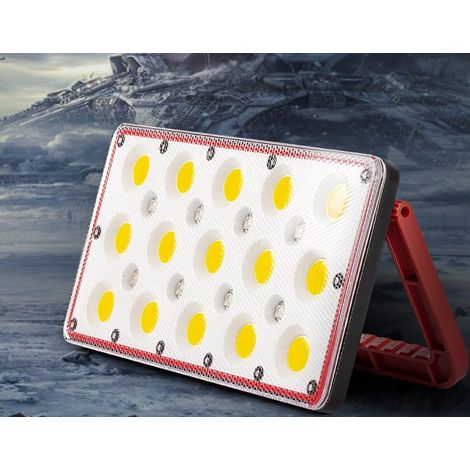 MINKUROW Lámpara De Foco Led Recargable Cob De 5 Modos, Foco Led Recargable, Luz De Trabajo Impermeable, Luz De Emergencia, Para Acampar, Bricolaje (Luz Blanca) (1/5)