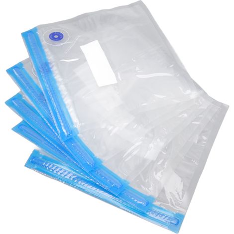 Lot de 10 sacs de conservation sous vide 22 x 21 cm, épais et transparents, pour la cuisine, pour emballer les aliments sous vide. (1/5)
