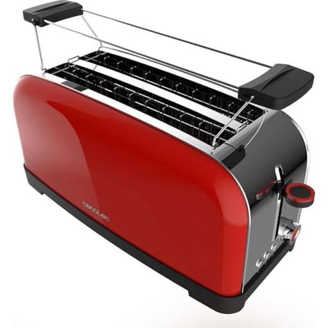 Cecotec Tostador vertical Tostador vertical Toastin' time 1500 Red