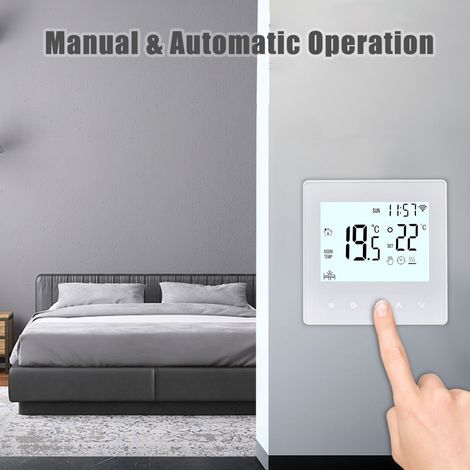 Tuya 3A Smart WiFi-Thermostat, programmierbares digitales LCD-Display, Temperaturregler für Fußbodenheizung, intelligenter Wandwasserregler (1/5)