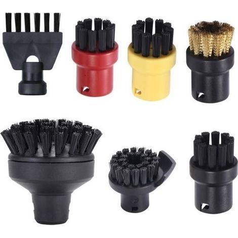TêTe de Brosse Plate pour Karcher SC1 SC2 SC3 SC4 Grande Brosse de Nettoyage Ronde pour Balayeuse à Vapeur ACCESSOIRE D’ASPIRATEUR (1/4)