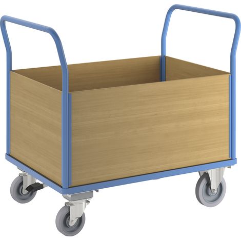 eurokraft pro, Chariot plate-forme avec panneaux en bois, avec