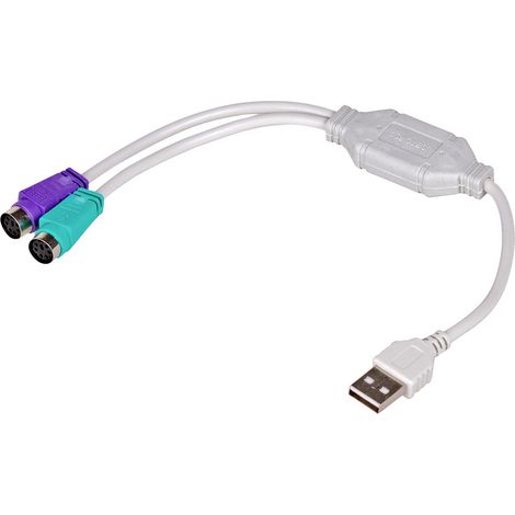 USB-Kabel AK-AD-15 Weiß PS2 (Restauriert A+)