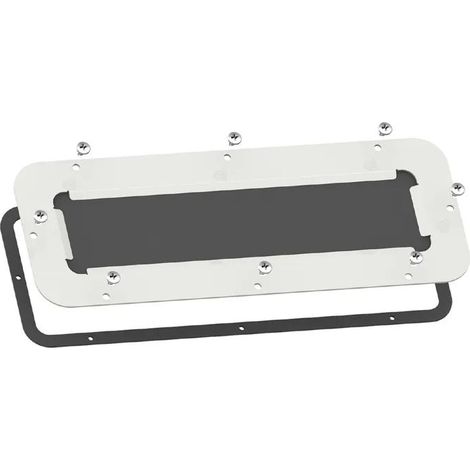 Kabeldurchführungsplatte Schneider Electric Flexicable grau Stahl 345 mm