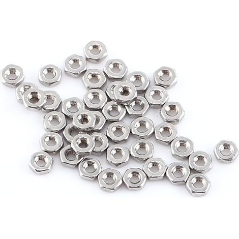 Ensemble de 250 boulons et écrous hexagonaux M2 A2 en acier inoxydable