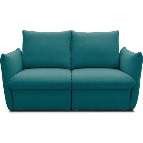 Canapé Cloud Box de 2 places avec fonction couchage et suspension à sommier tapissier, canapé 2 places avec housse de couette, canapé-lit, canapé à sommier tapissier 180 x 97 x 100 cm (1/5)