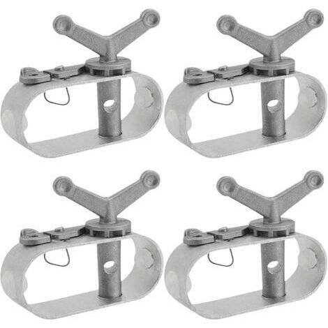 Tendeur Fil a Linge Exterieur, Tendeur Grillage, 4 Pièces Tendeur Fil a Linge, Tendeur Cable en Alliage D'aluminium, Tendeur de Fil Acier pour Bâches de Piscine, Parasols, Tentes de Camping (1/5)