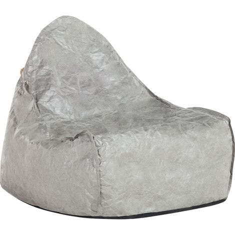 Funda para puf cojín de poliéster resistente para interior 75 x 75 cm gris Drop (1/5)