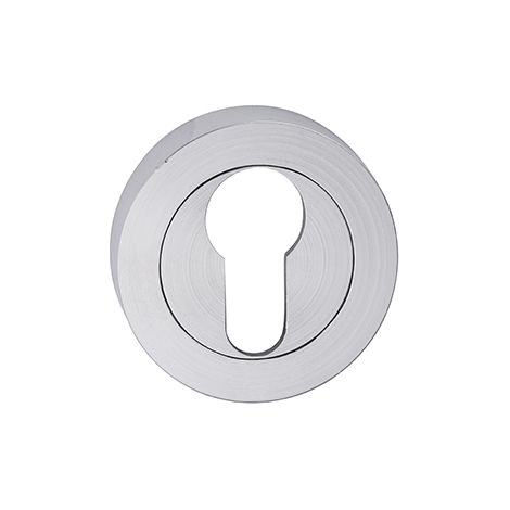 Plaque ronde en nickel brossé pour insert snossy