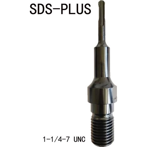 Adaptateur SDS PLUS pour forets diamantés de 6,35 mm (1/4 pouce), adaptateur pour foret à carottage (1/4)