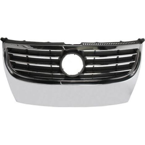 Grille de calandre avant noire et chromée Volkswagen Touran 1 phase 2 2007-2010
