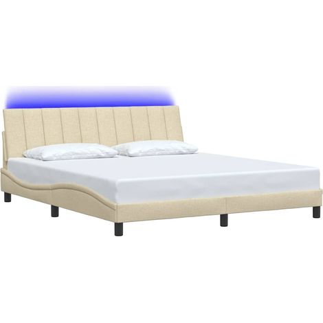 Giroletto senza Materasso Hanko Crema 180x200 cm in Tessuto vidaXL (1/5)