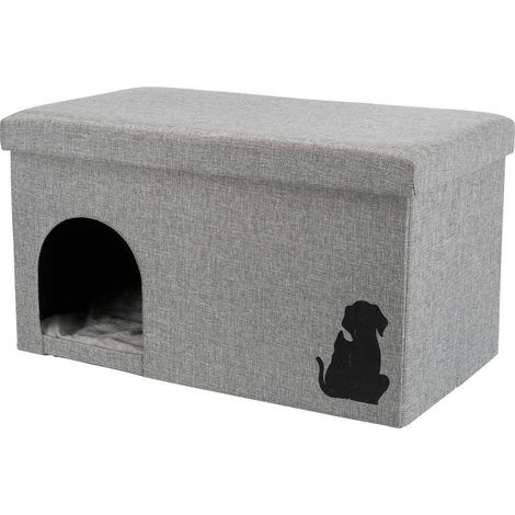 Trixie Kimy cama plegable gris para perro cómoda