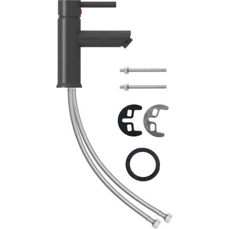 Robinet de lavabo gris 130x176 mm (1/5)