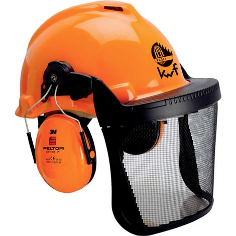 3M G3000 7100330455 Forstschutzhelm Orange