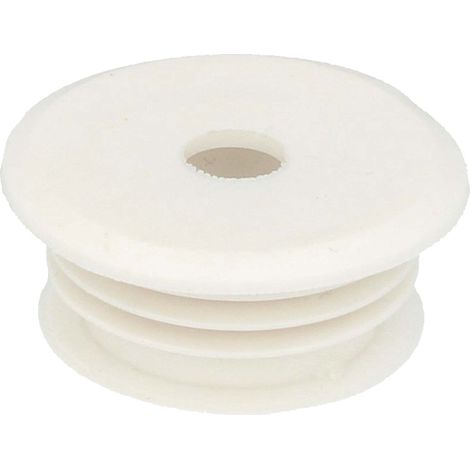 tecuro Urinal-Verbinder für Druckspülrohre 12-20 mm weiß, ohne Rosette (1/4)