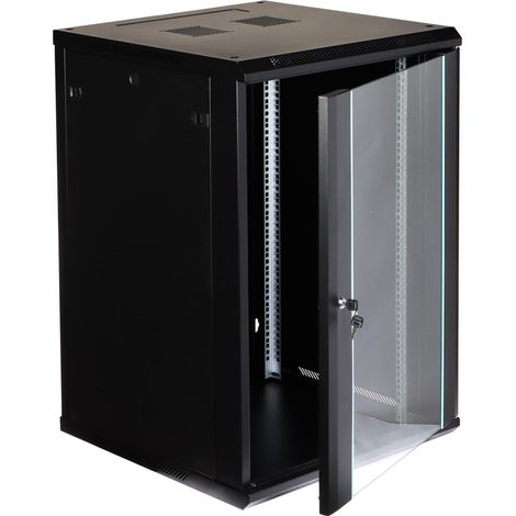Delta EPRADO-R19-18U/600-BLUE armoire réseau bleue moderne (1/3)