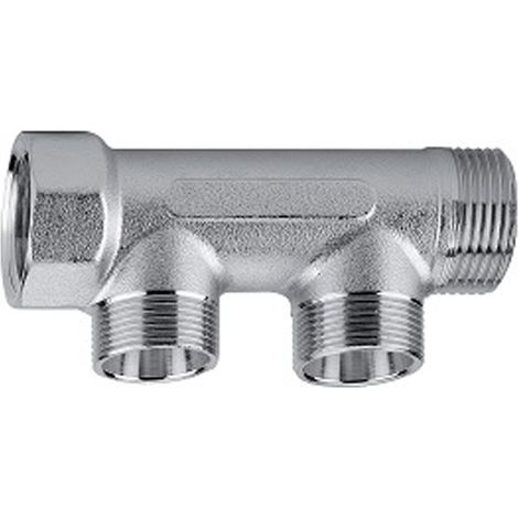 Collettore a 2 vie da 1" maschio/femmina ARTECLIMA
