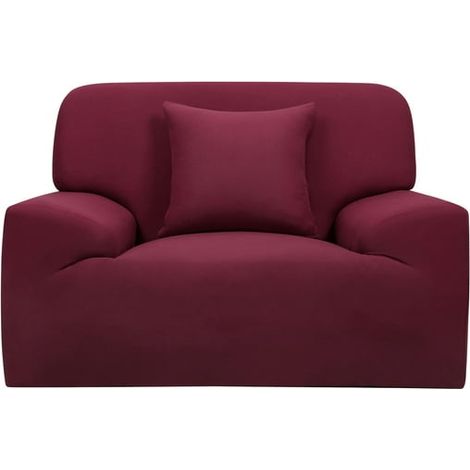 Stretch-Sofabezug, Sessel- und Sofabezug, verstellbarer Wohnzimmerschutz, elastischer Stoff, rutschfester Sitzbezug, Einheitsgröße, 1 Stück. (1/5)