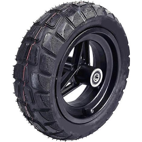 Schlauchloser All-Terrain-Reifen 90/55-6,5 mit Scheibenbremsen, 11-Zoll-Vorderrad für Elektroroller, 12 mm Innendurchmesser (1/5)