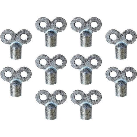 10 clés de purge carrées pour radiateur, clé de purge en métal pour plomberie, clé de purge pratique pour robinetterie-A (1/5)