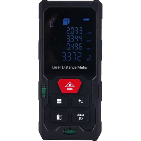 SIENTICE Laser Rangefinder, Digital Laser Rangefinder, Length Measurement, 11.55.52.5 cm, Black, English Version - 50 meters (1/5)