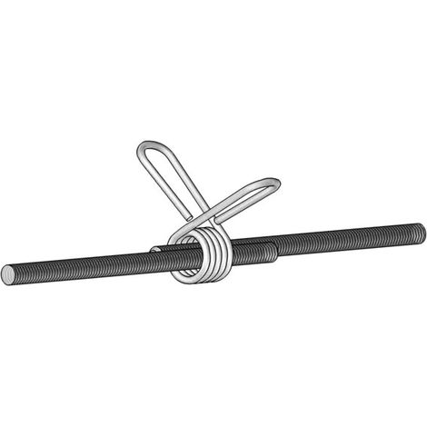 Boîte de 100 ressorts de liaison pour tige filetée D6 pour faux plafond suspendu – ISOTECH