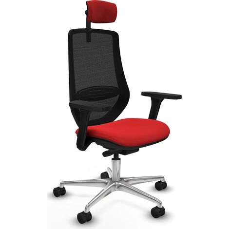 Piqueras-y-crespo Mardos Silla de oficina roja ergonómica