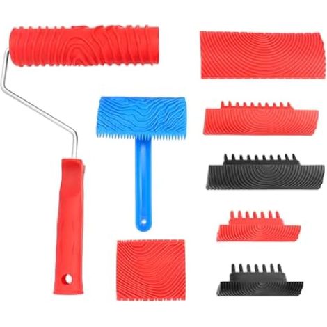Ensemble de 8 outils à effet bois pour la décoration intérieure (bricolage) (1/5)
