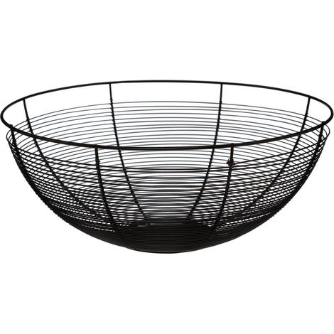 Obstkorb CONTEMP, schwarz, Metall