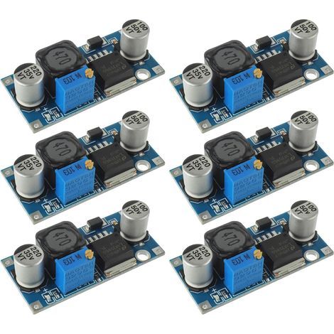 6 Piéces DC-DC Convertisseur Abaisseur Buck Converter 3,2-35V à 1,25-35V Alimentation Réglable Module, Step-Down Power Supply Converter, Régulateur De Tension De Rendement Élevé (1/5)