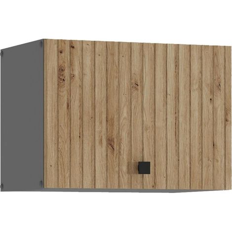 Küche AVA Artisan Hängeschrank 50 cm Lamellenoptik Küchenzeile Einbauküche (1/5)