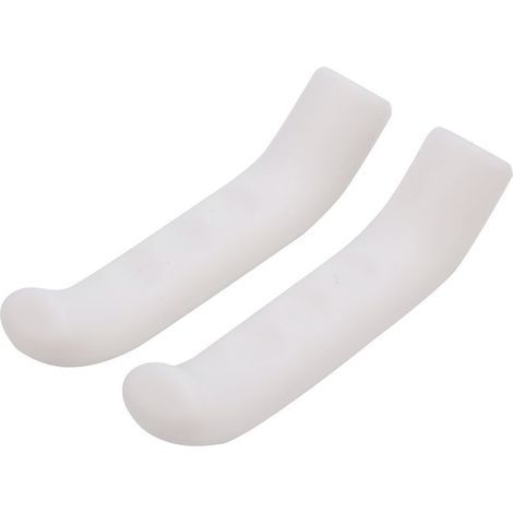 Manchons de levier de frein en silicone pour VTT, housses de protection blanches pour poignées de frein (1/5)