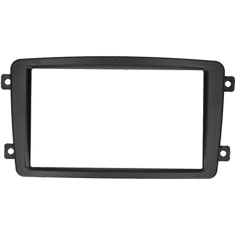 2-DIN-Autoradio-Blende mit DVD-Audio-Einbaurahmen, passend für Mercedes-Benz C-Klasse W203 (02-04)