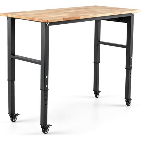 COSTWAY Banco da Lavoro Officina in Metallo 116 x 50 cm, Portata 635 kg (1/5)