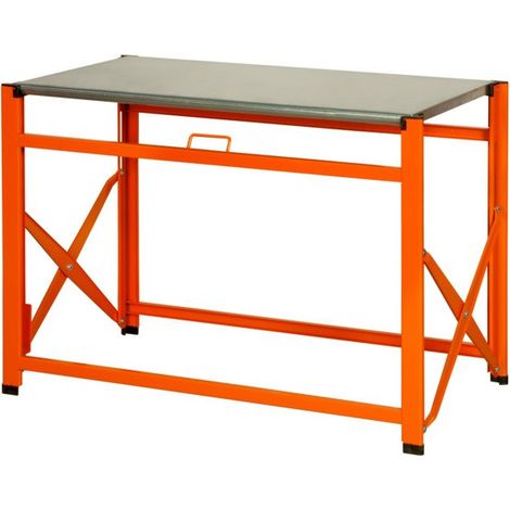 Bahco - Etabli pliable avec plateau en acier galvanisé 120 cm - 1495FWB120TS