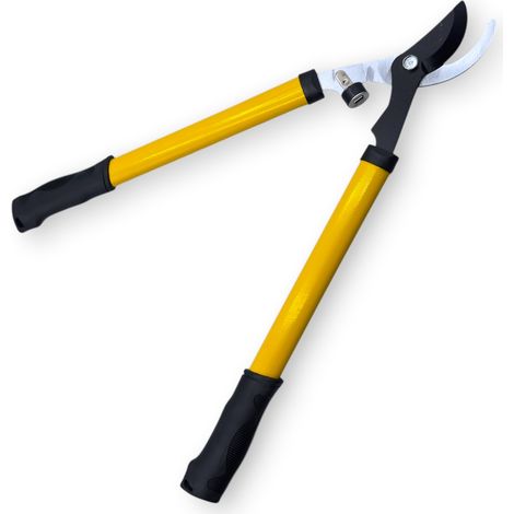 Handgartenschere 54 cm für Äste, Stahlklinge, ergonomische Griffe
