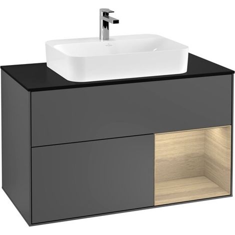 Villeroy & Boch G372PCGK Meuble sous-lavabo Finion G37 (1/2)