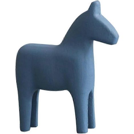Petit ornement de cheval en bois, décoration rétro pour la maison, animaux (1/5)