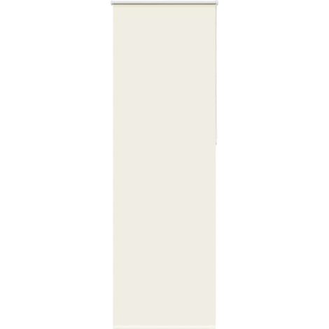 Verdunkelungsrollo Cremeweiß 85x210cm Stoffbreite 80,7 cm