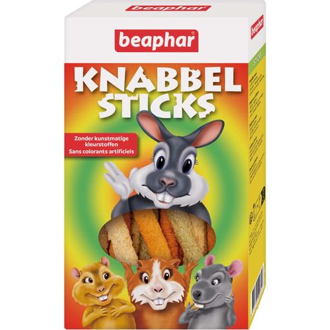 BEAPHAR Bâtonnets a grignoter Knabbel Sticks - Pour rongeurs - 150g (1/2)
